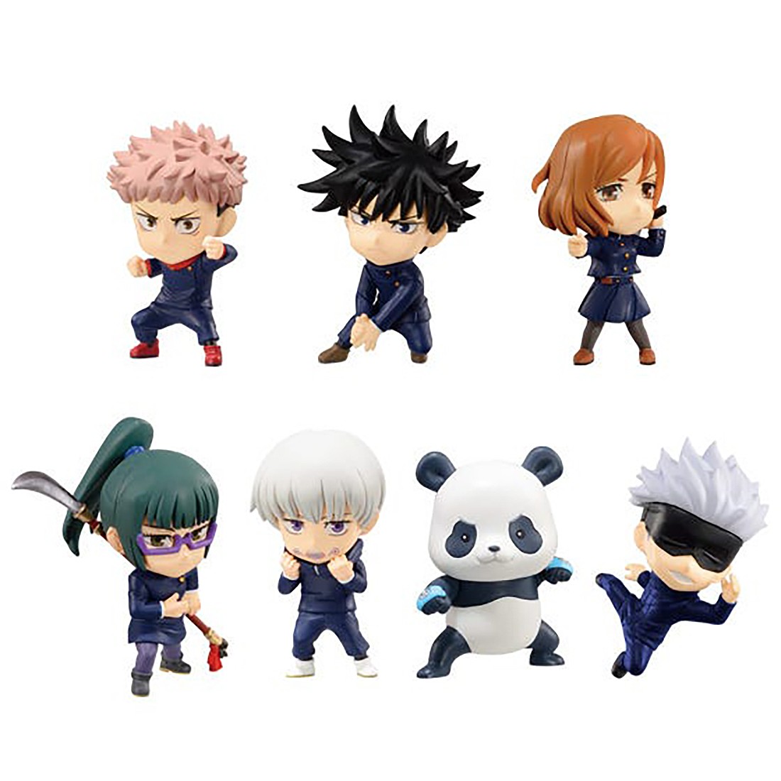 Bandai Shokugan Jujutsu Kaisen Adverge Motion Set of 7 Figures (multi)