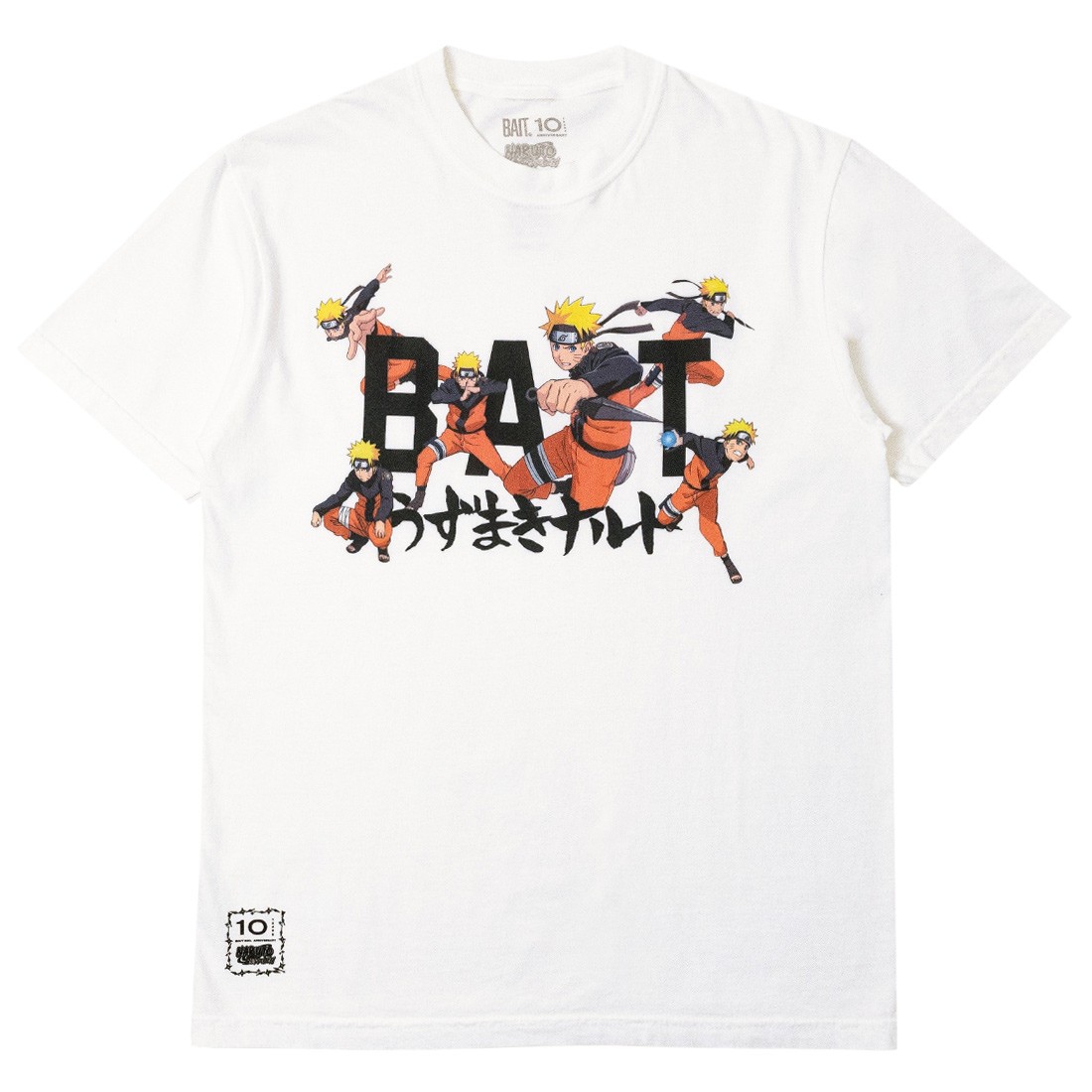 BAIT x Naruto Men Naruto BAIT Logo Tee 2025 (white)