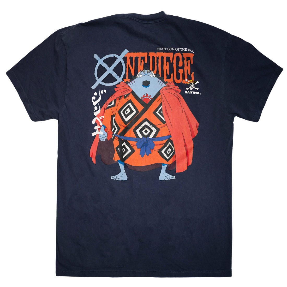 BAIT x One Piece Men First Son Of The Sea Tee (navy)