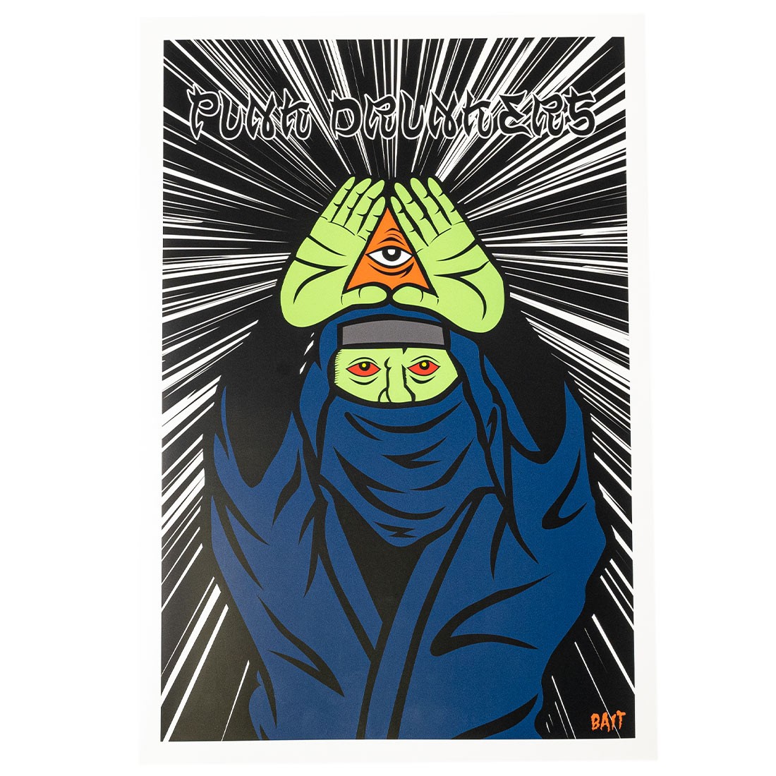 BAIT x Punk Drunker 11x14 Print- Triangle (black)