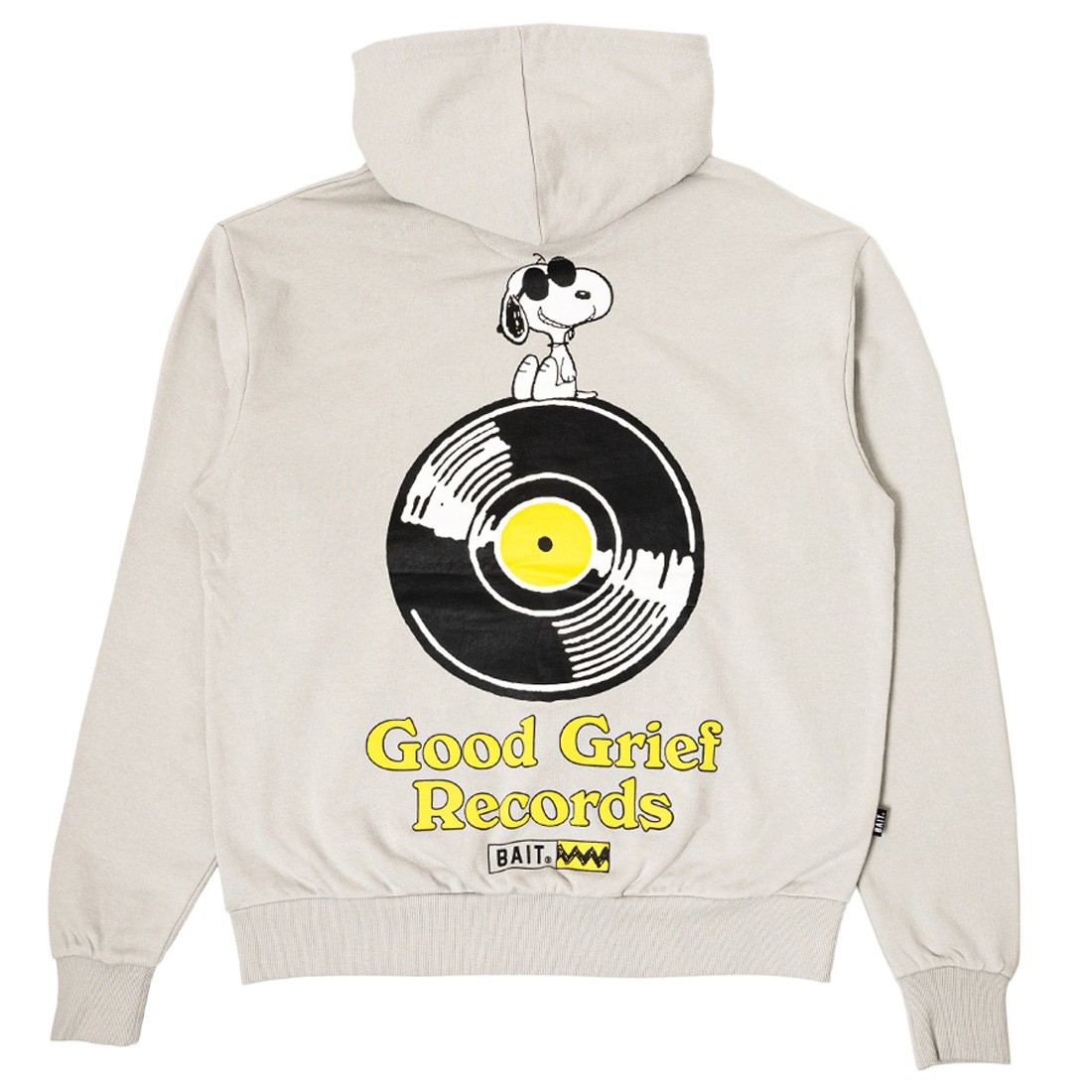 Cheap Cerbe Jordan Outlet x Peanuts Men Good Grief Records Hoody (gray)