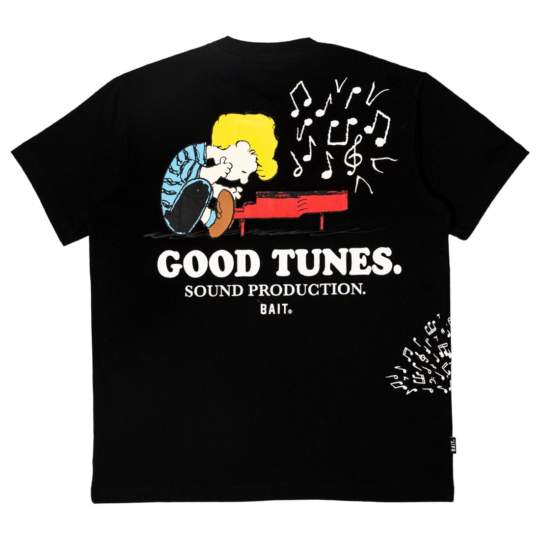 BAIT x Peanuts Men Baitoven Sound Production Tee (black)
