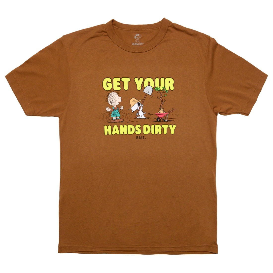 BAIT x Snoopy x Upcycle Men Plant A Tree Tee (brown / toffee)