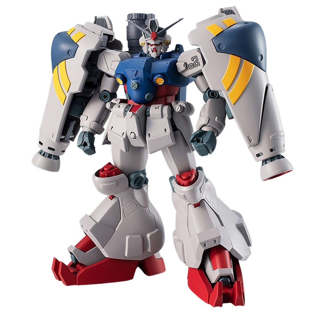 Bandai The Robot Spirits Mobile Suit Gundam RX-78GP02A Gundam GP02 Ver.  .. Figure gray