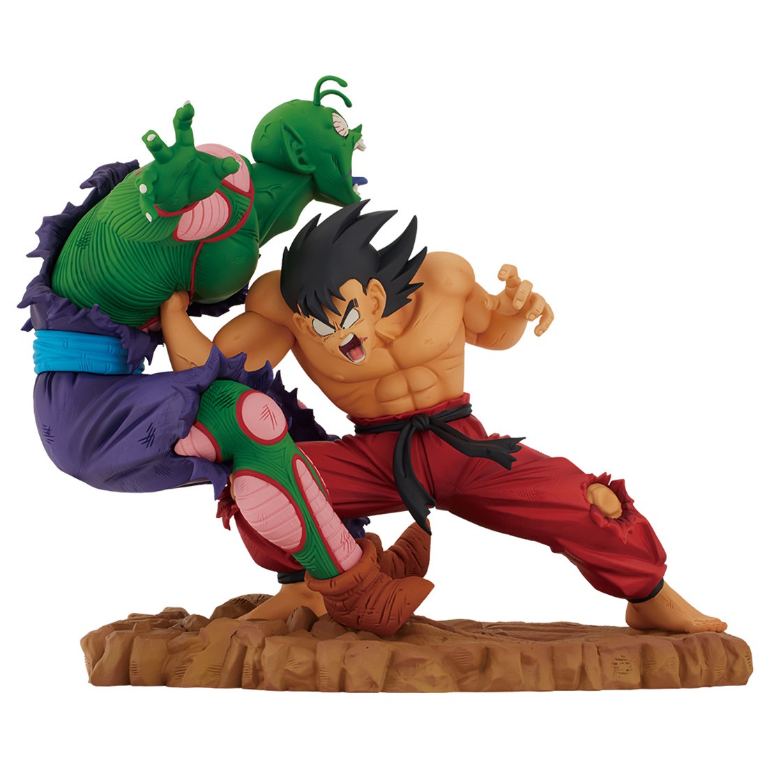 Bandai Ichibansho Dragon Ball Dragon History Son Goku Vs Piccolo Jr. Figure (green / orange)