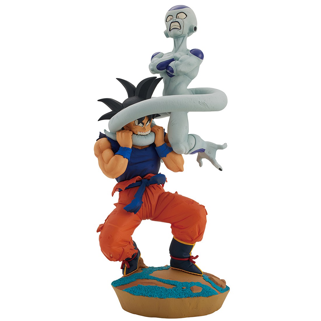 PREORDER - Bandai Ichibansho Dragon Ball Z Dragon History Son Goku Vs Frieza Figure (orange / gray)