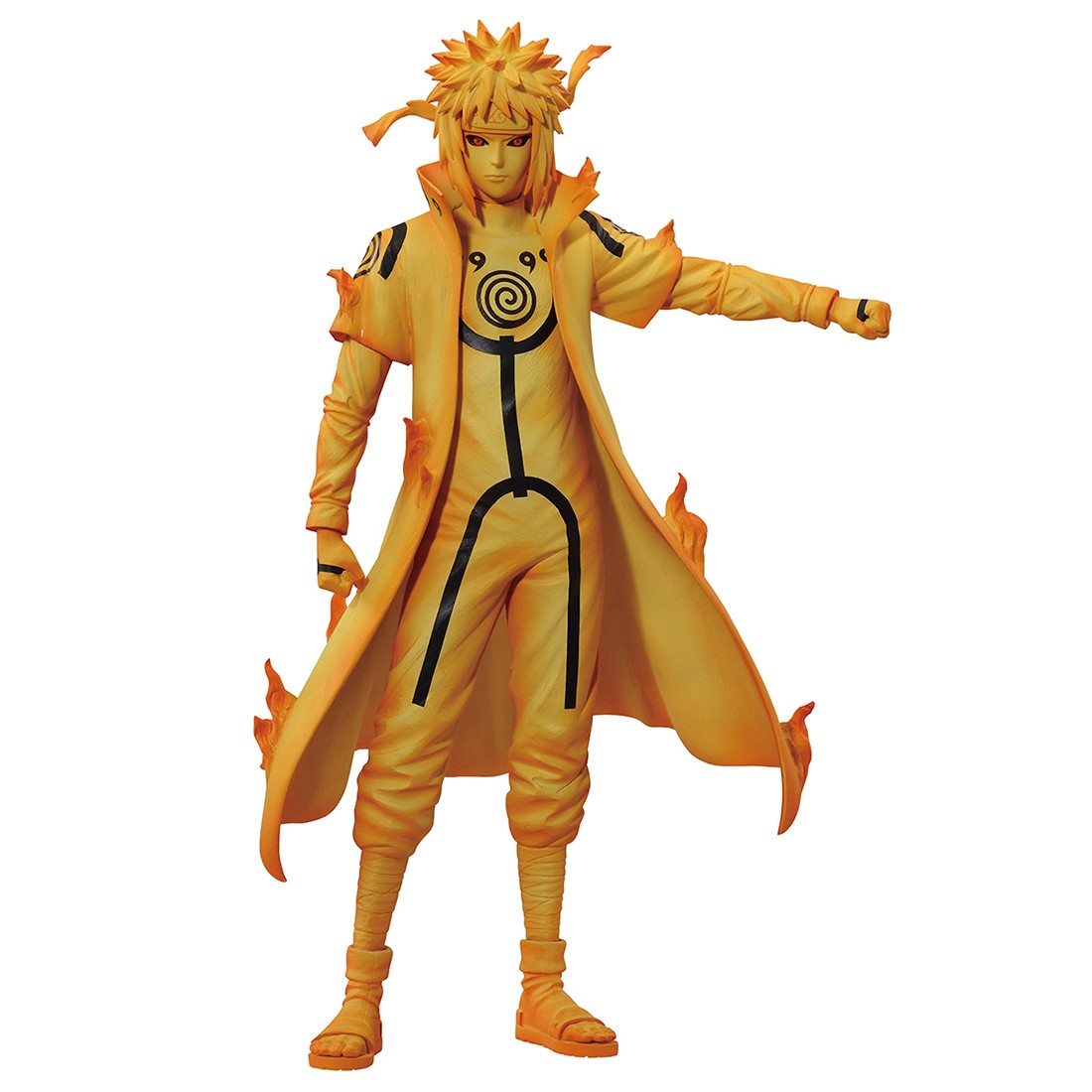 Bandai Masterlise Ichibansho Naruto Shippuden Kurama Link Mode Minato Namikaze Figure (yellow)