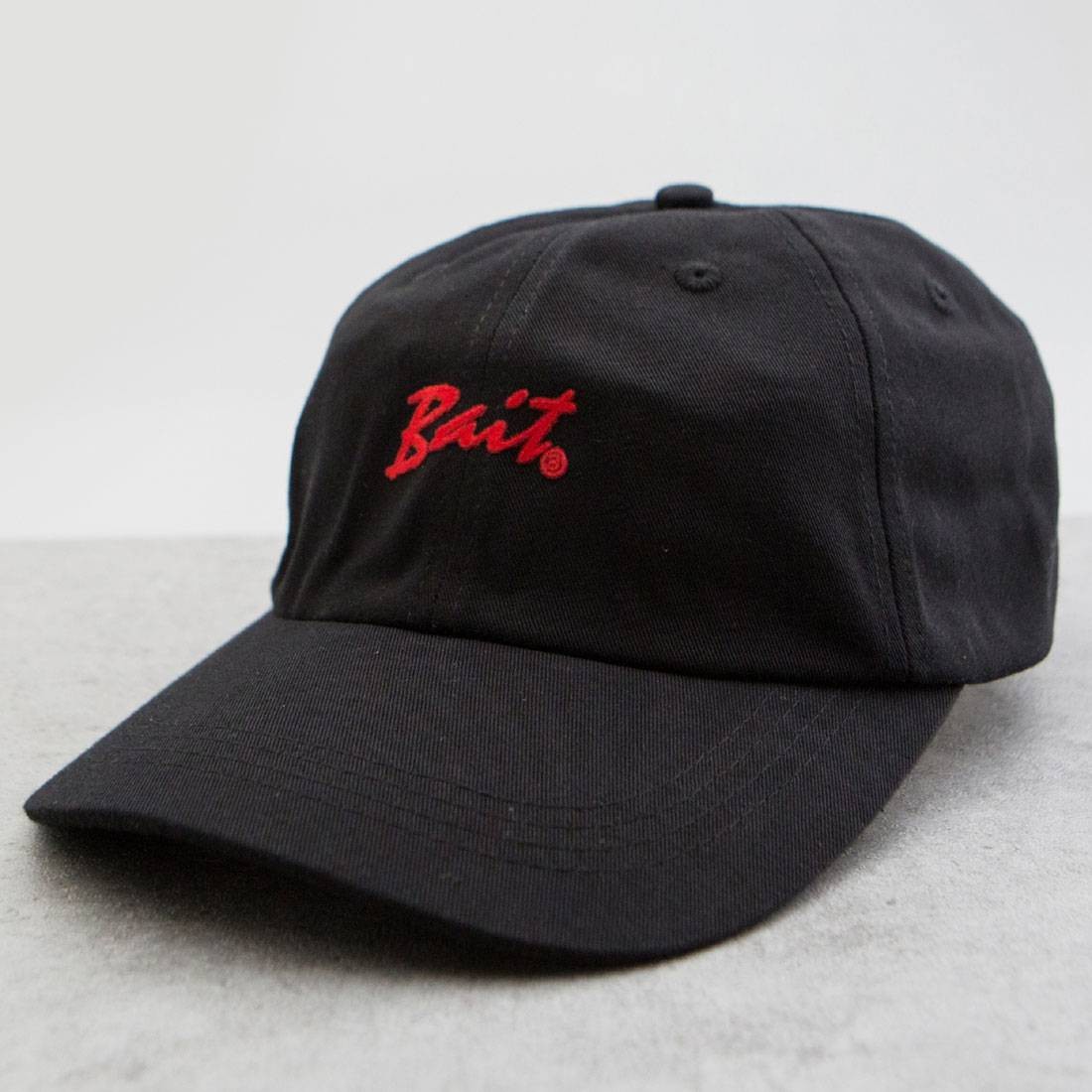BAIT Script Logo Dad Cap (black)