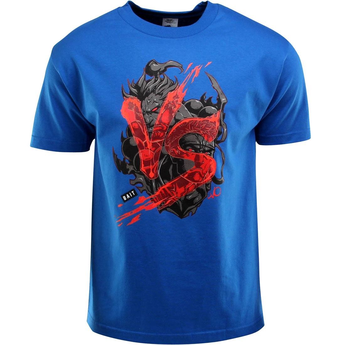 Cheap Jmksport Jordan Outlet x Street Fighter Akuma VS Ryu Tee - Long Vo (blue / royal blue / black)