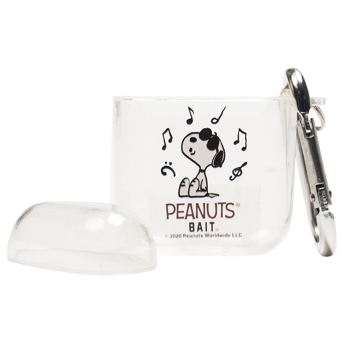 BAIT x Snoopy Tunes Airpod Case white clear