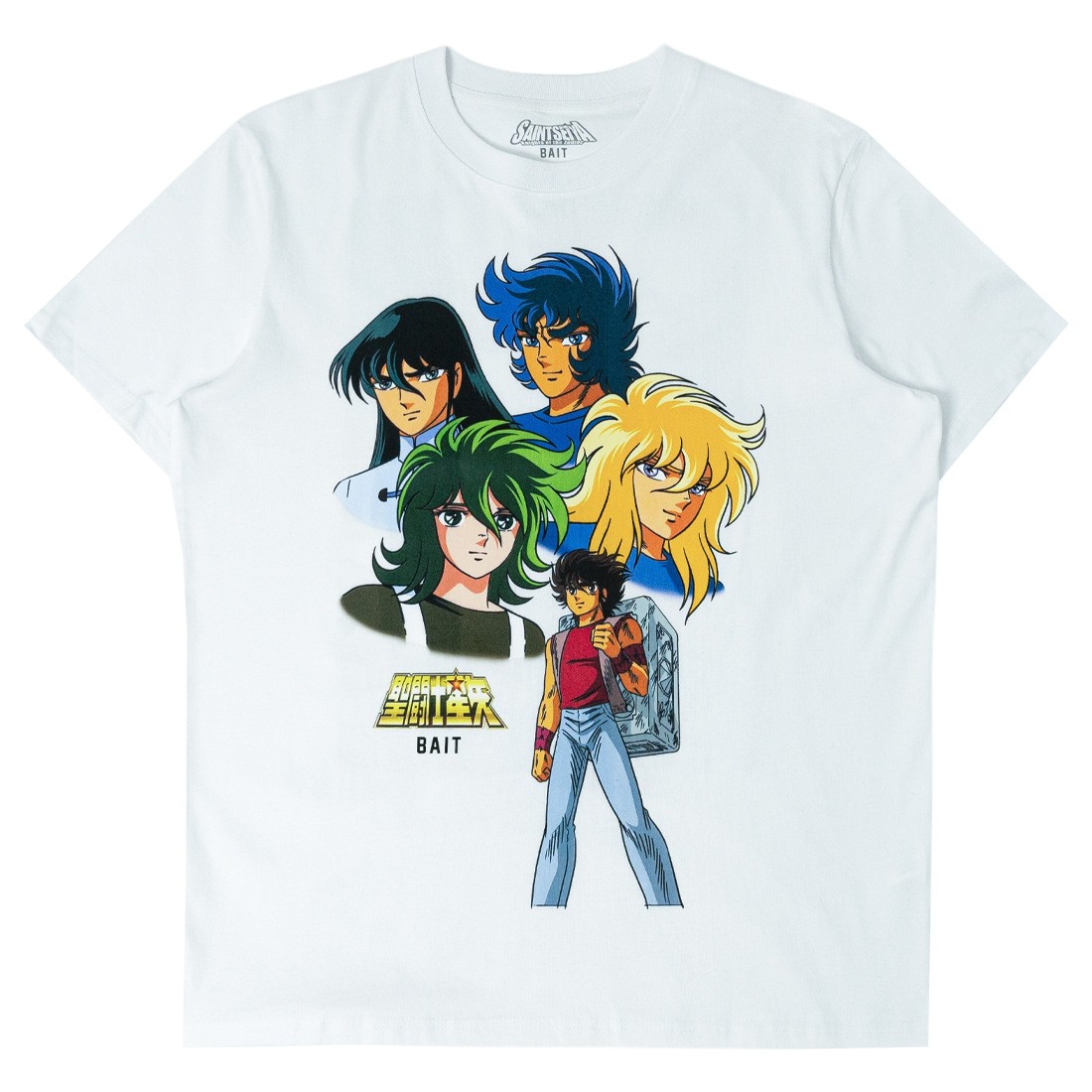 Cheap Urlfreeze Jordan Outlet x Saint Seiya Men Bronze Group Tee (white)