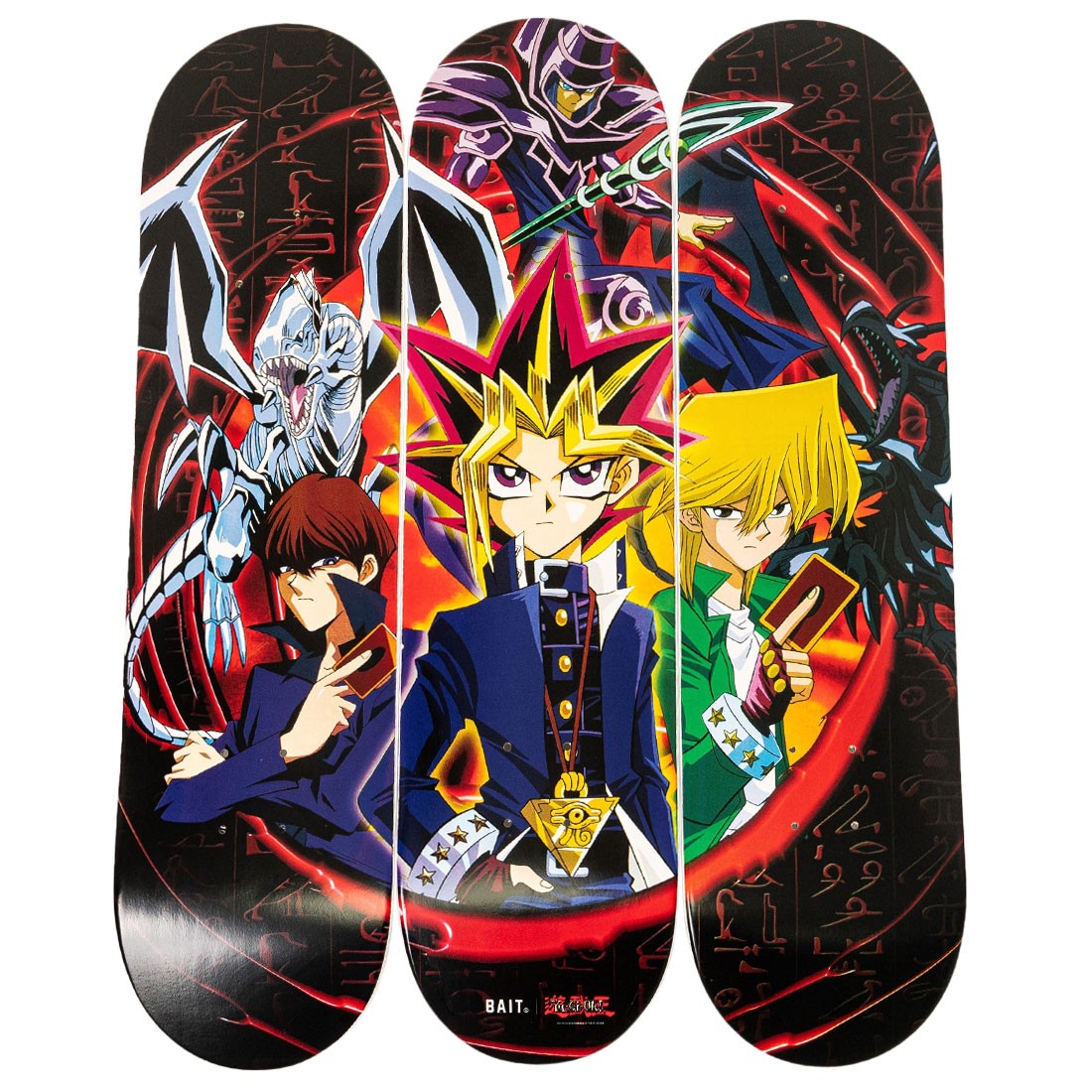 Imm-cnrShops x One Piece Skateboard Deck Set of 3 - Limited Out of 300 black