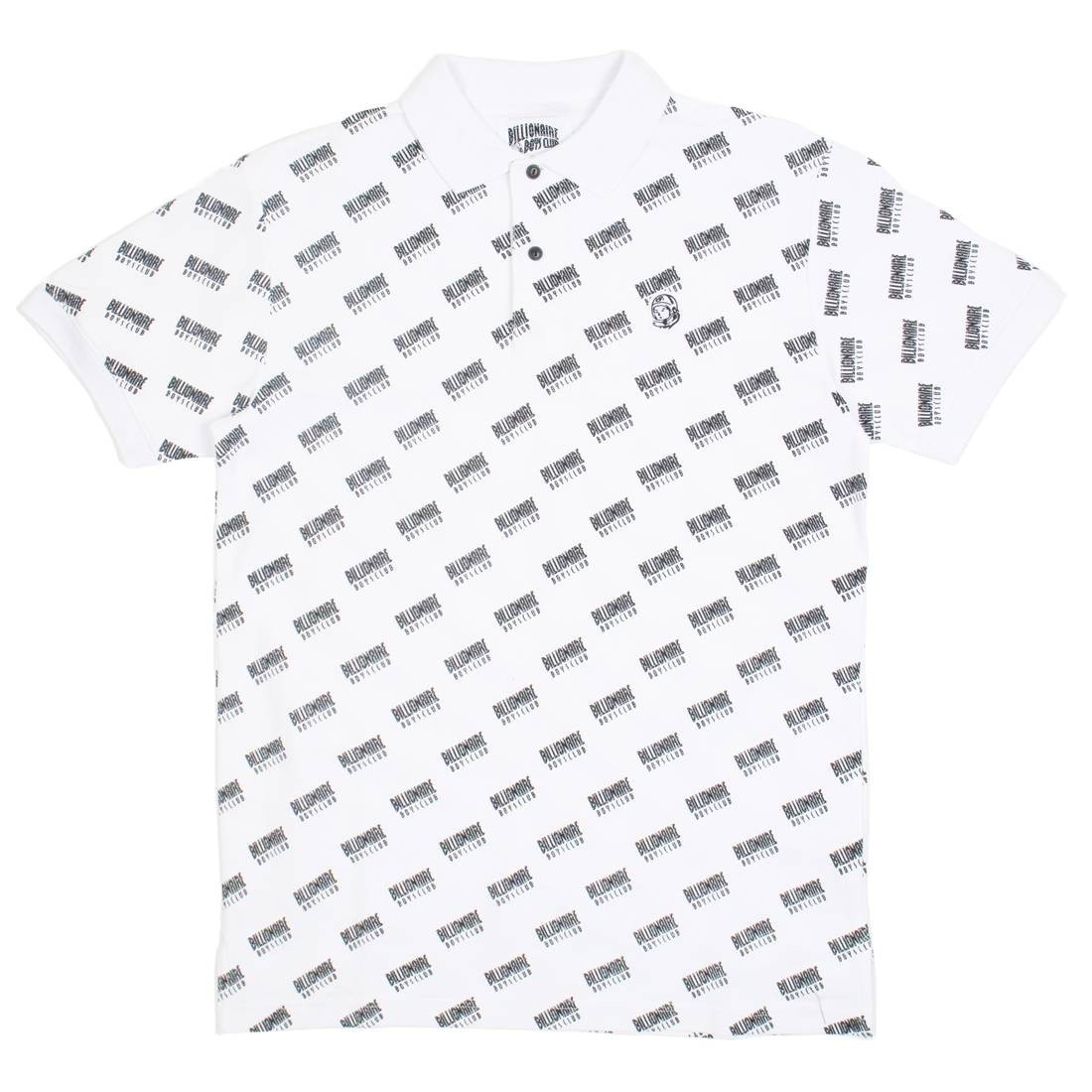 Polo Ralph Lauren player logo stripe pima jersey t-shirt in navy white