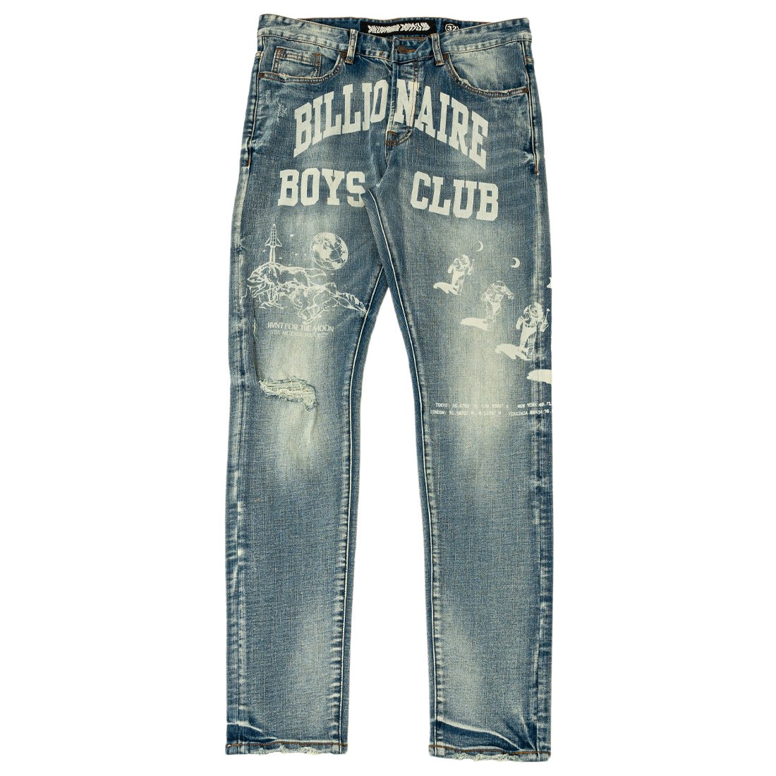 Billionaire Boys Club Men Trek waist jeans (blue / halo)