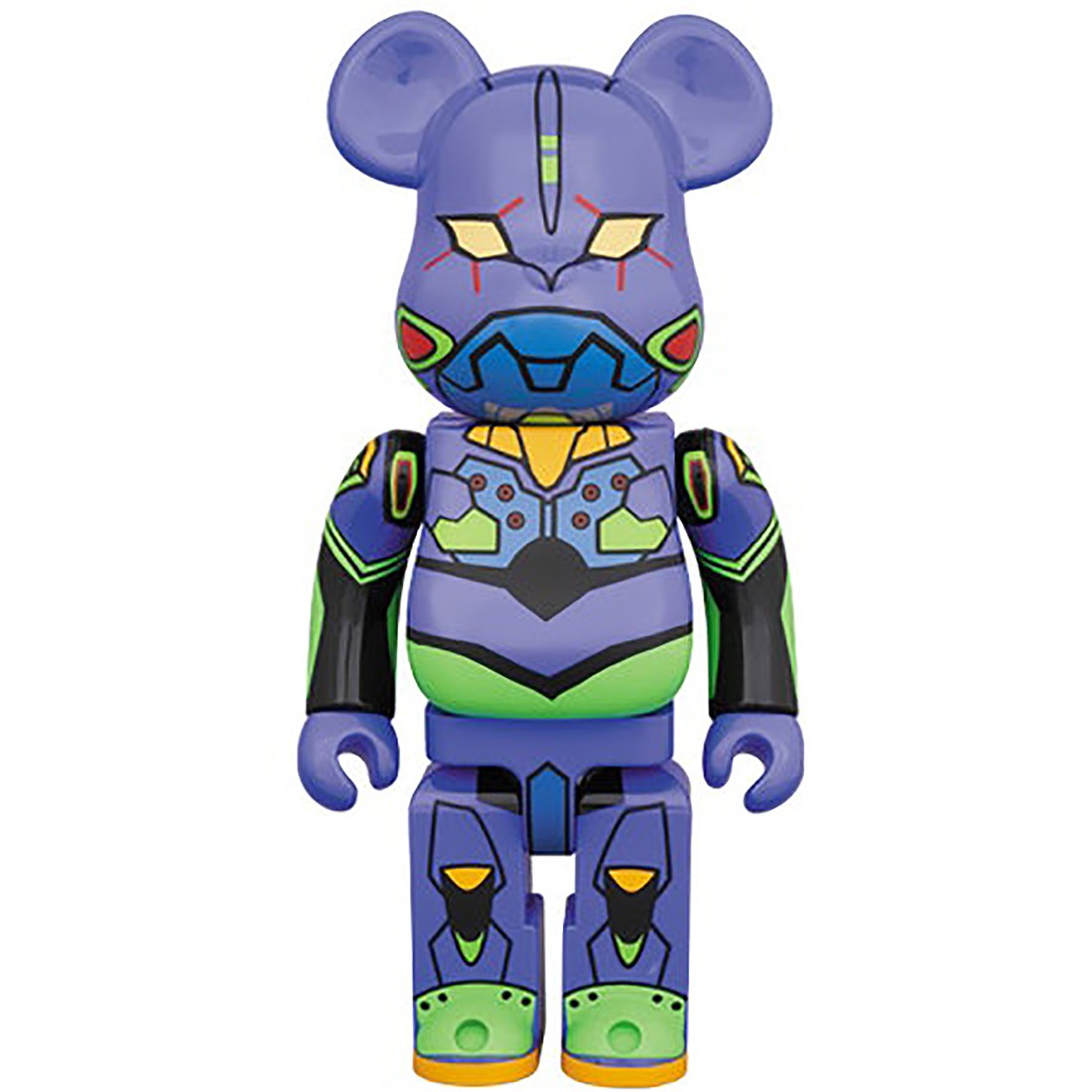 ★大人気商品★ medicom evangelion 01 1000% bearbrick figure purple その他