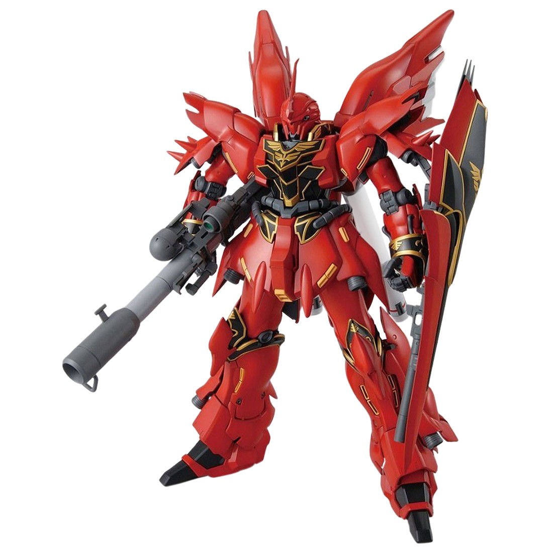 Bandai MG Gundam UC Sinanju Animation Color Plastic Model Kit (red)