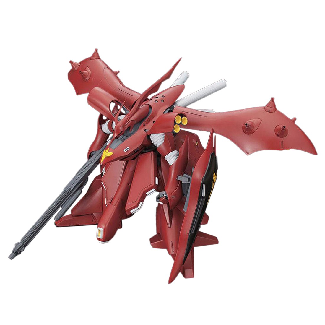 Bandai Re-100 Char's Counterattack #01 MSN-04II Nightingale Plastic Model  Kit (red)