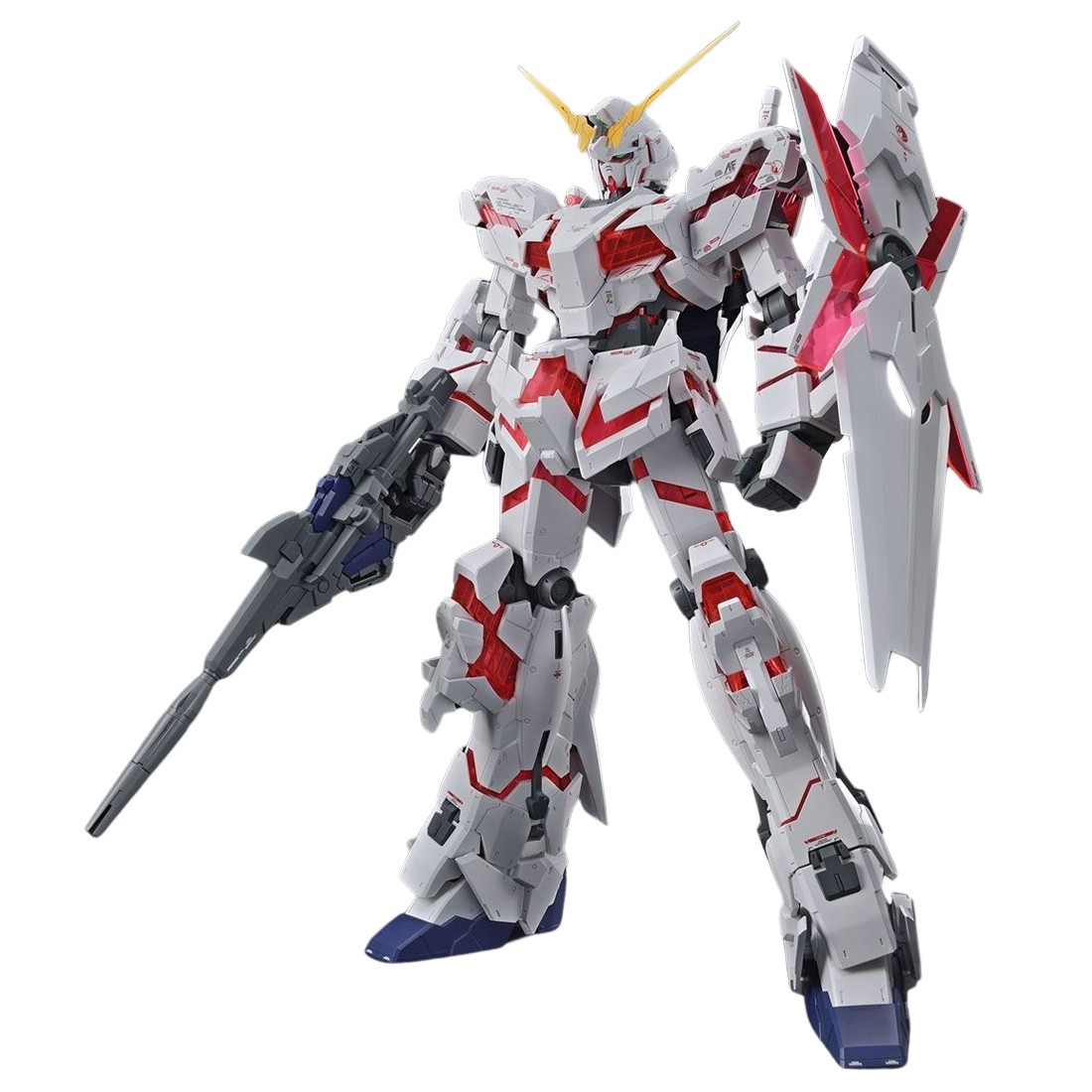 Bandai Mega Size 1/48 Gundam UC Unicorn Gundam Destroy Mode Plastic Model  Kit white