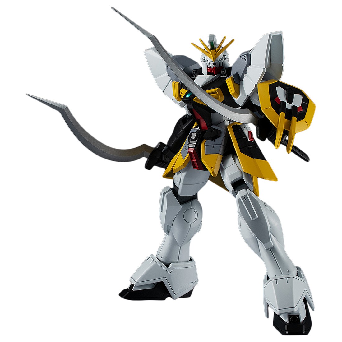 Bandai Gundam Universe New Mobile Report Gundam Wing XXXG-01SR Gundam  Sandrock Figure white