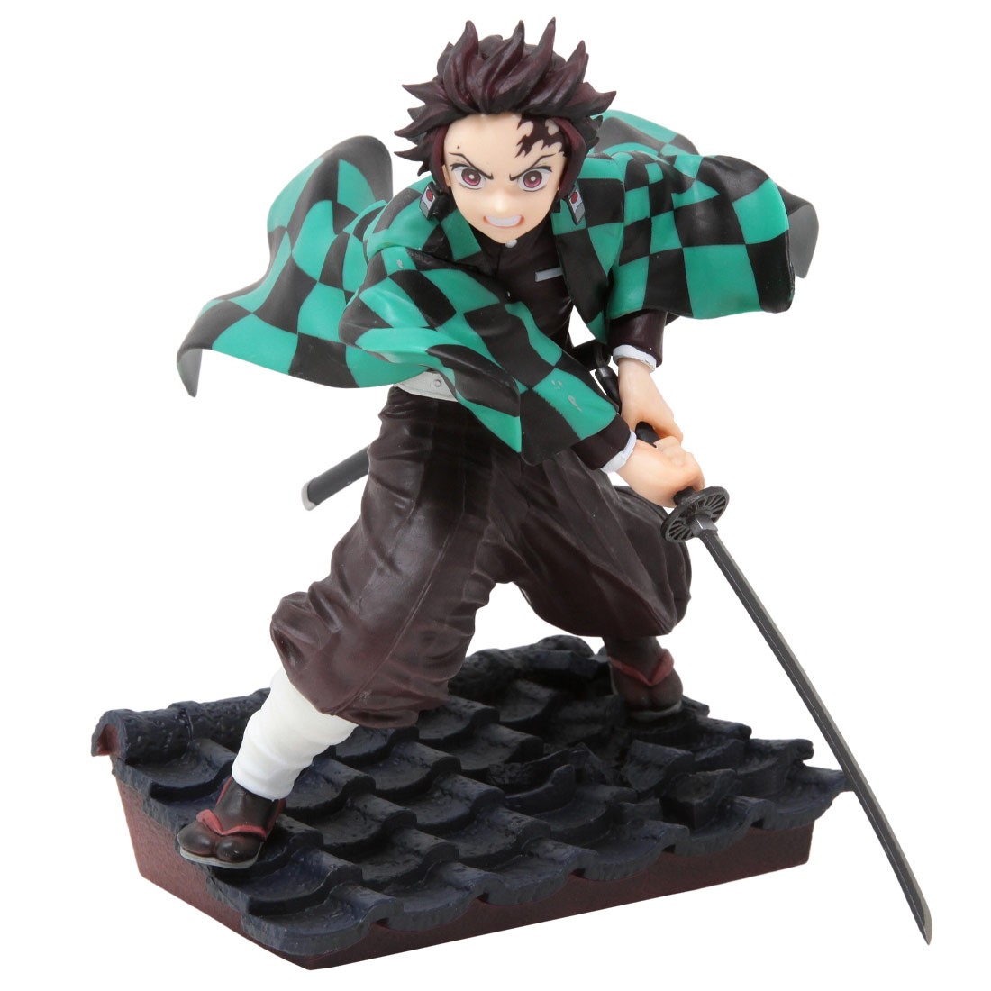 Bandai Ichibansho Demon Slayer Kimetsu no Yaiba Tanjiro Kamado Tengen Uzui Is Here! Figure (green)