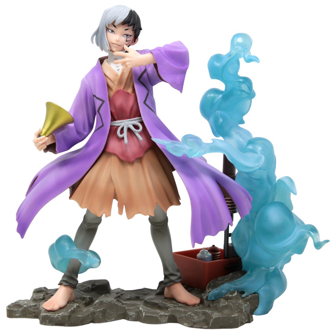 Bandai Tamashii Nations – Figura Dr. Stone Gen Asagiri, Spirits FiguartsZERO, 18 Cm, Collezionabile