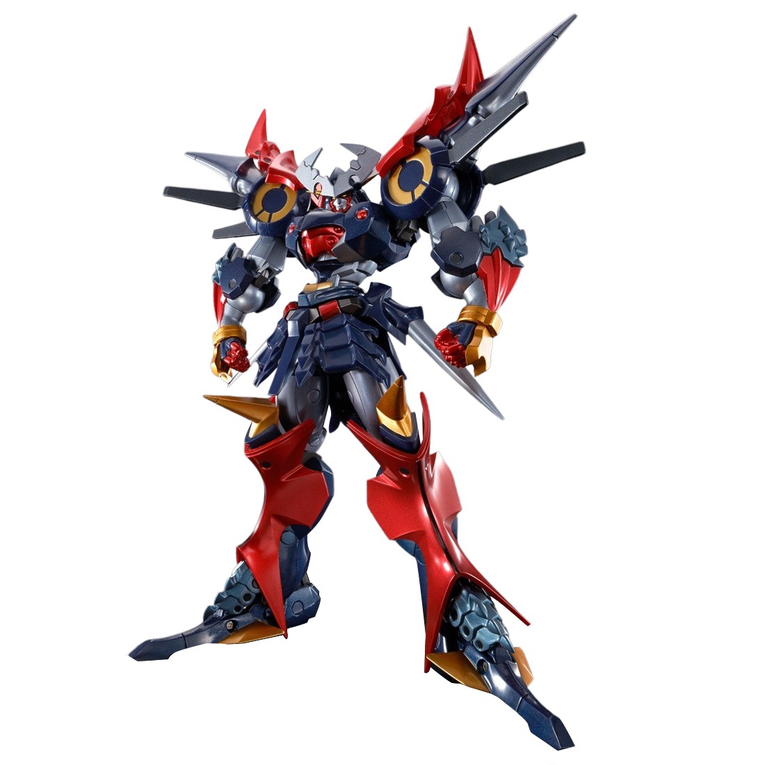 Bandai Soul Of Chogokin Super Robot Wars Original Generations GX-46R  Dygenguar And Aussenseiter Figure (red)