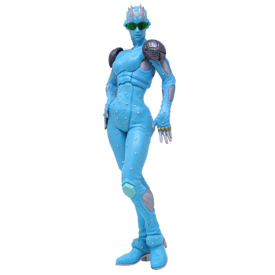 Bandai Ichibansho Jojo's Bizarre Adventure Stone Ocean Stone Free Stand's Assemble Figure (blue)