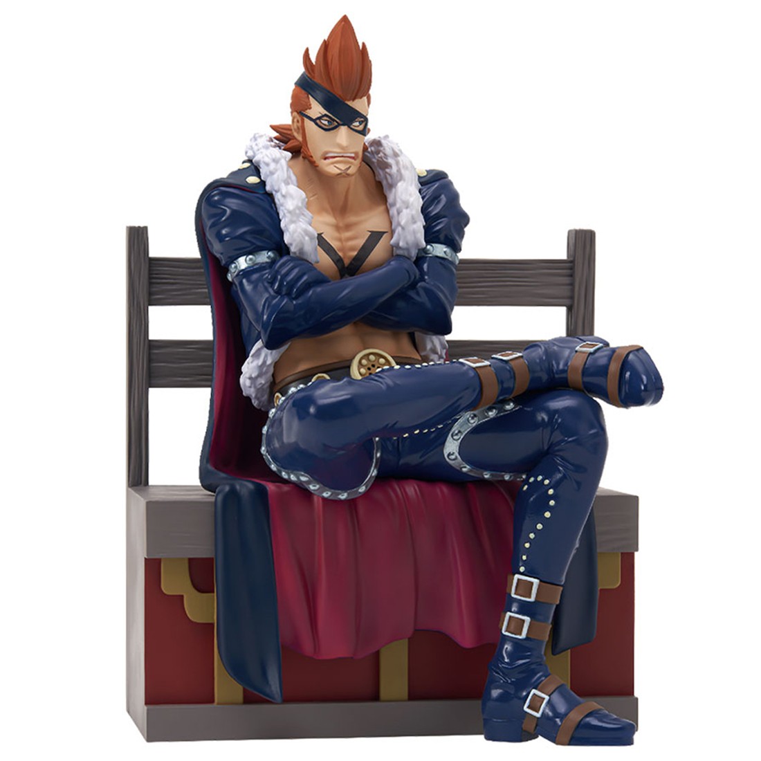 Bandai Ichibansho One Piece X-Drake Tobiroppo Figure (navy)