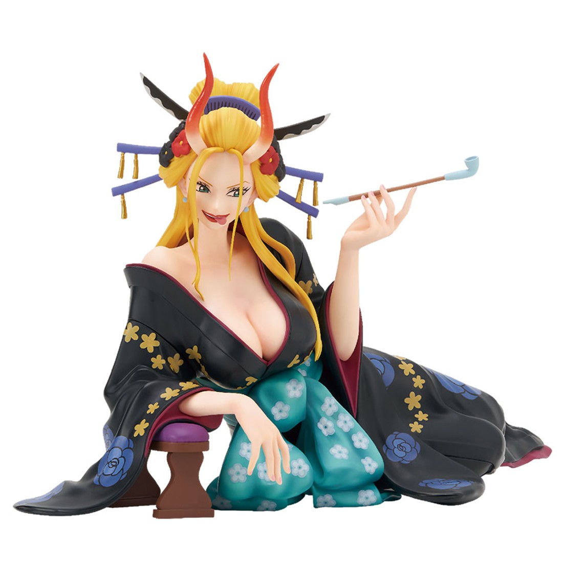 Bandai Ichibansho One Piece Blackmaria Tobiroppo Figure (black)