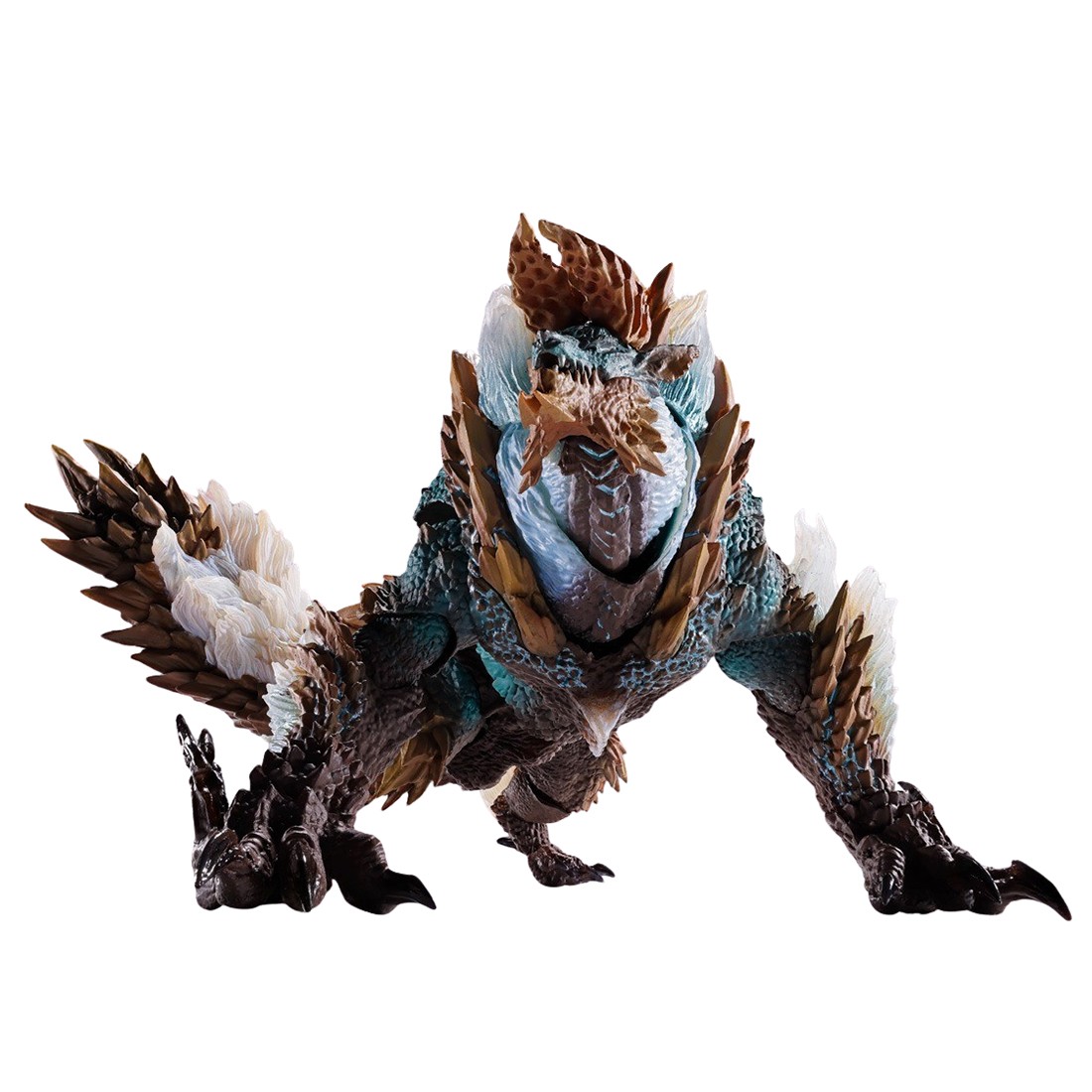 Bandai S.H.MonsterArts Monster Hunter Series Zinogre 20th Anniversary Edition Figure (brown)