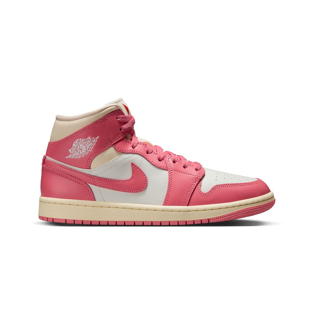 Air Jordan 1 Mid Women (sail / pink salt-guava ice-muslin)