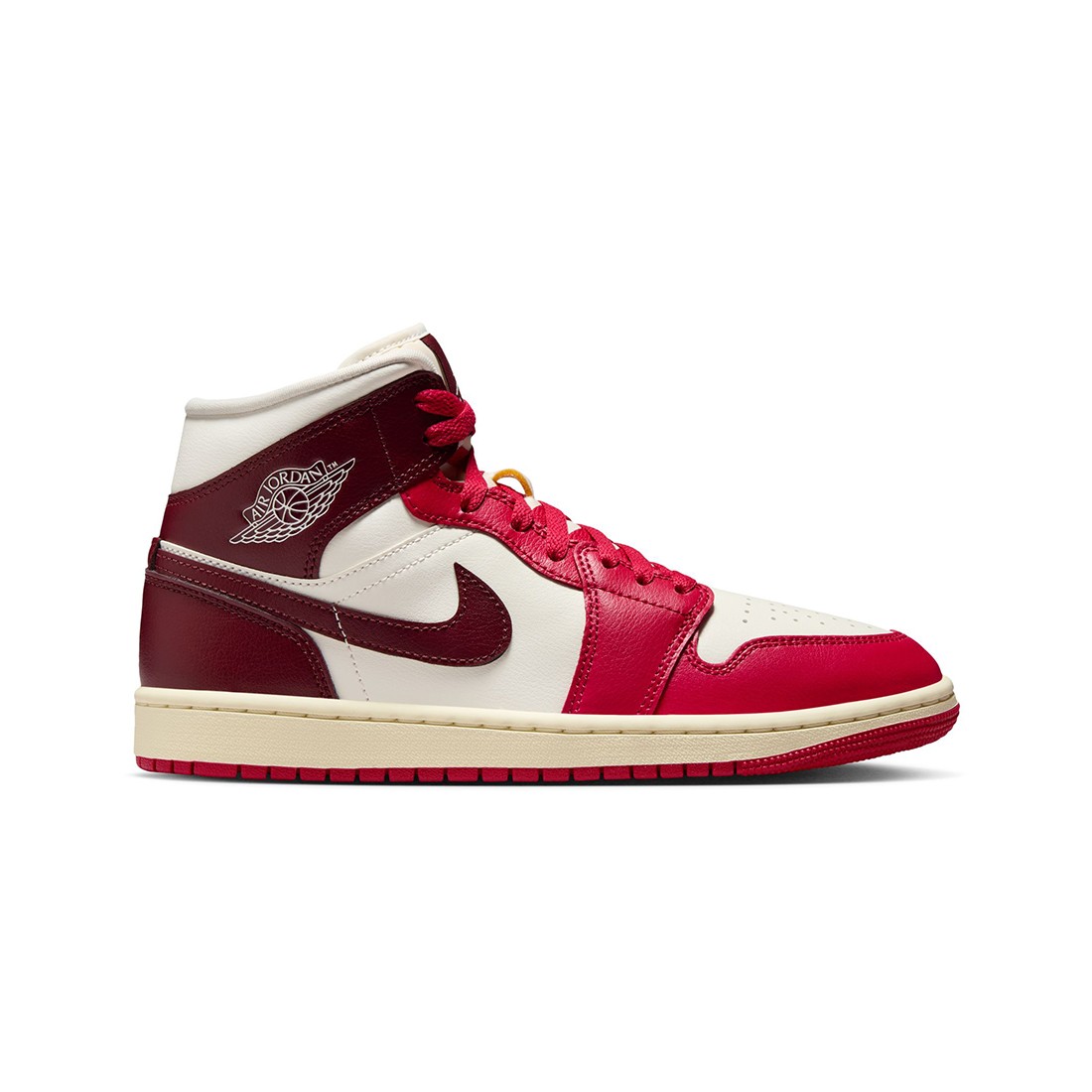 Air Jordan 1 Mid Women (sail / dark team red-mystic hibiscus)