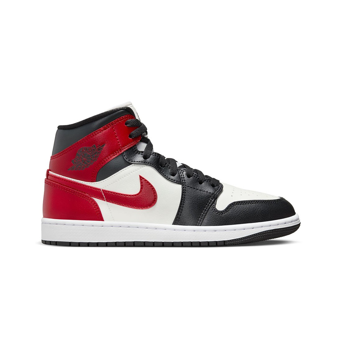 Air Jordan 1 Mid Women (sail / gym red-off noir-white)