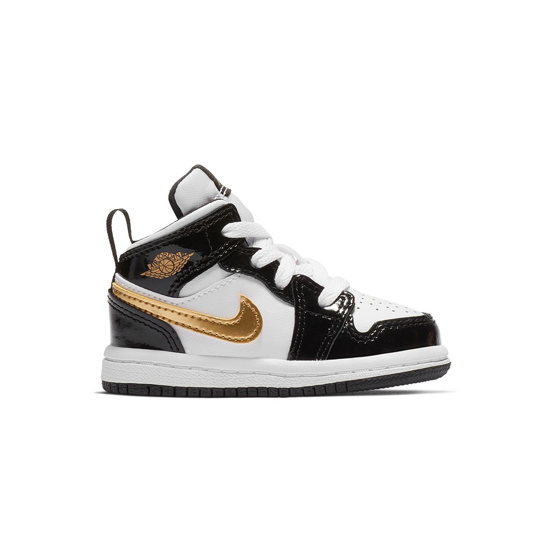 Jordan Toddlers 1 Mid SE (black / metallic gold-white)