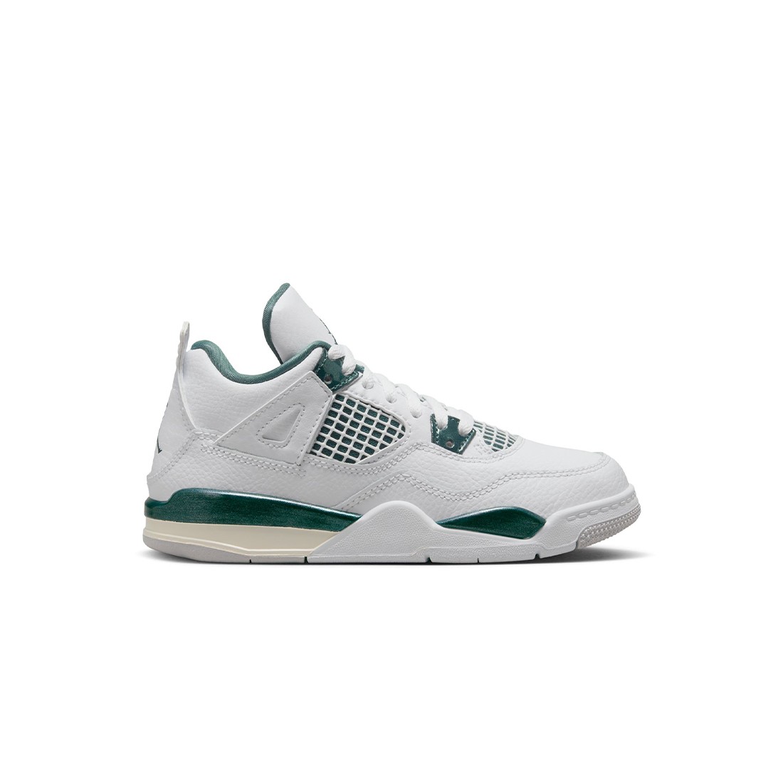 Jordan Little Kids 4 Retro (white / oxidized green-white-neutral grey)