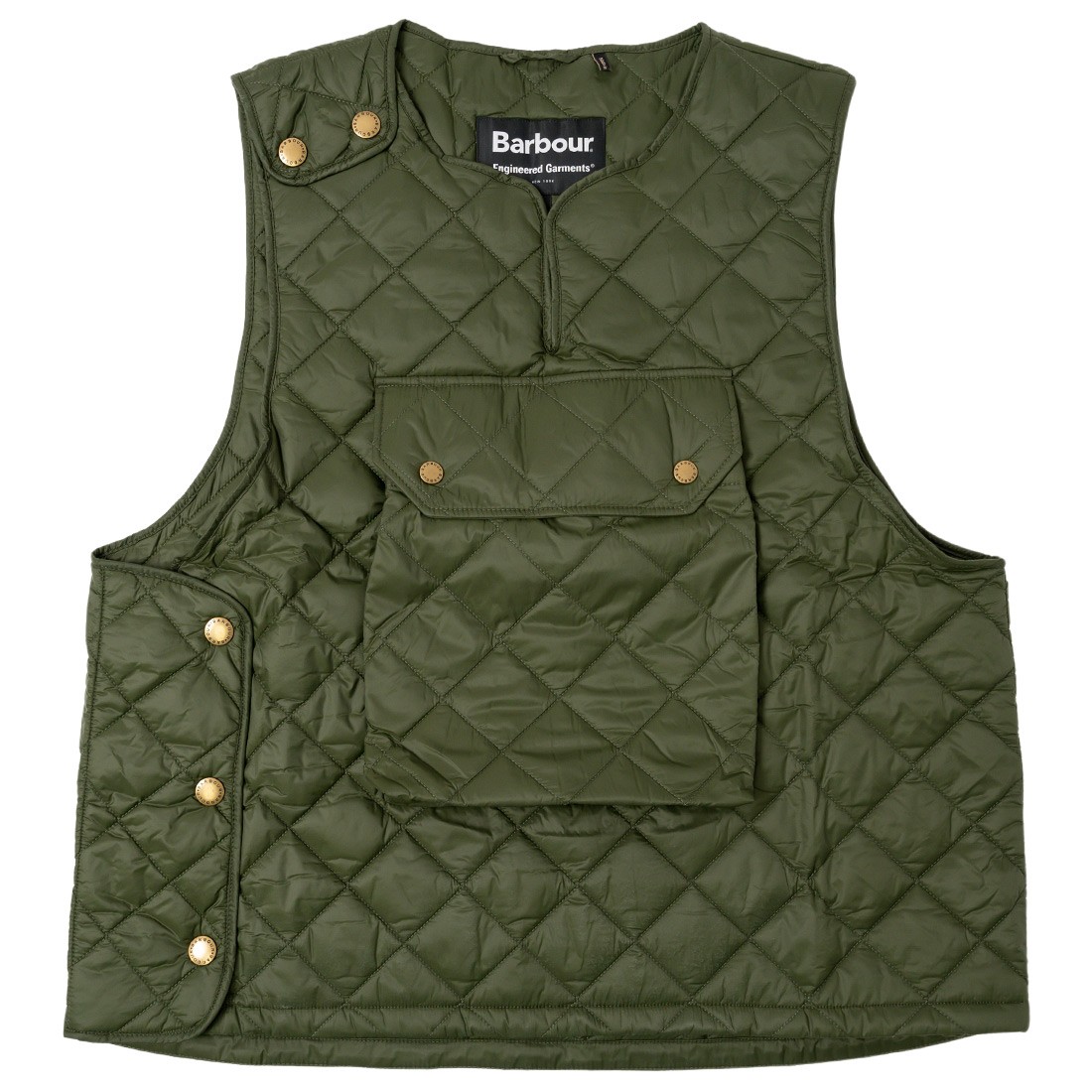 Barbour x Engineered Garments Men Pop Quilted Vest (green)