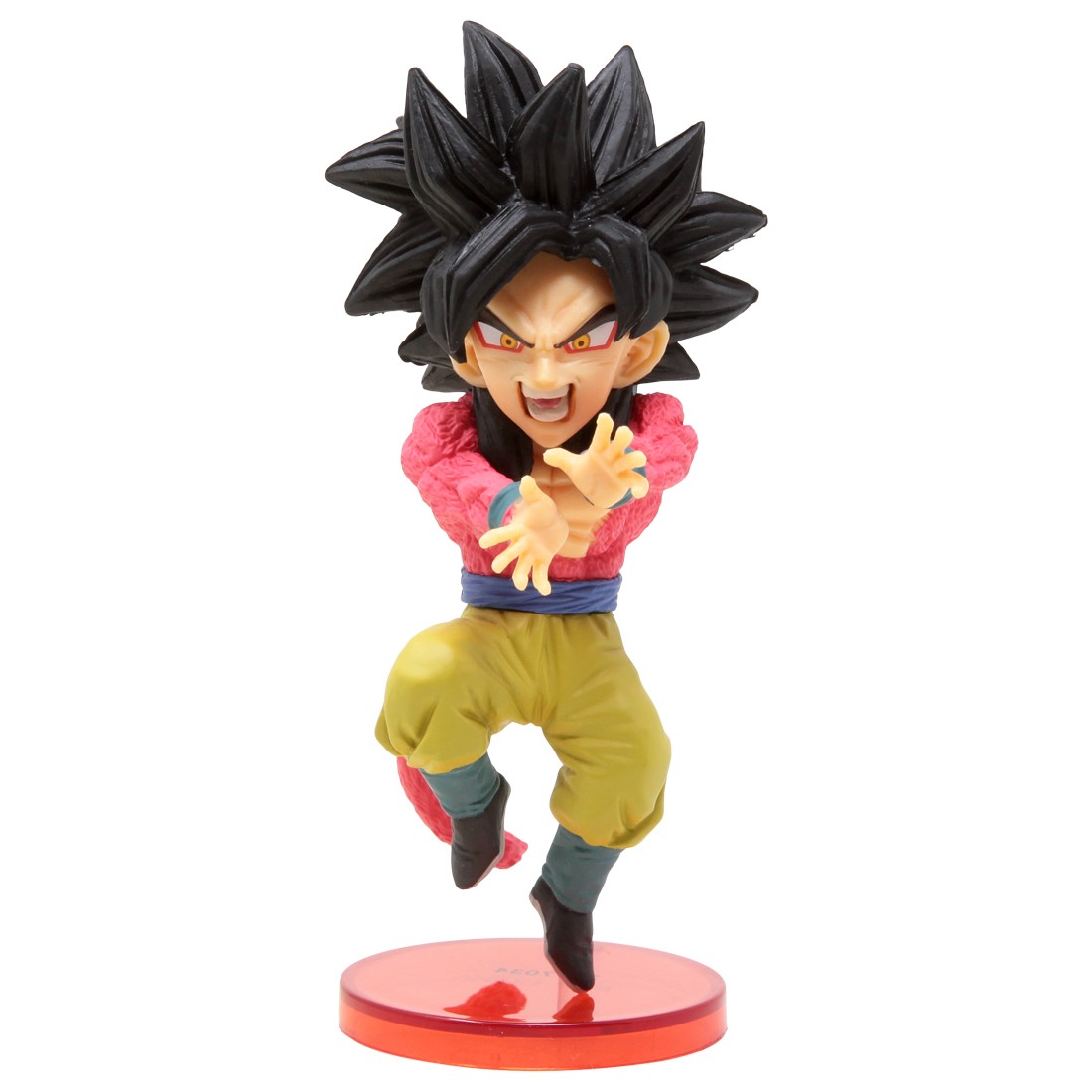 Banpresto Dragon Ball GT World Collectable Figure Vol 4 - 022 Super Saiyan 4 Son Goku (red)