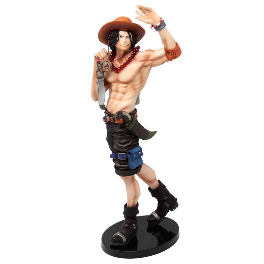 Banpresto One Piece Banpresto World Figure Colosseum 3 Super Master Stars  Piece The Portgas D. Ace The Brush Figure olive