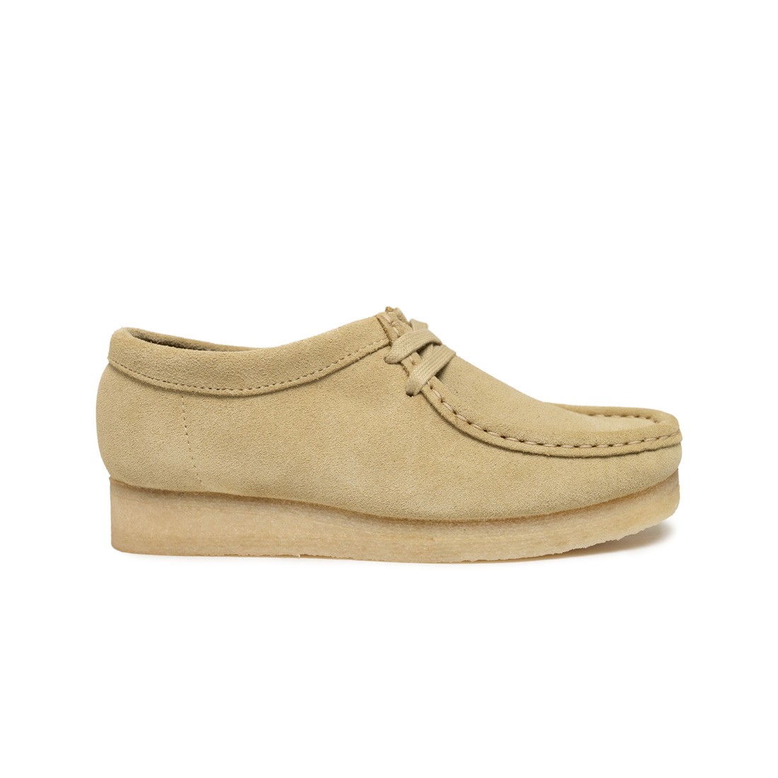 Clarks Women Wallabee tan maple suede