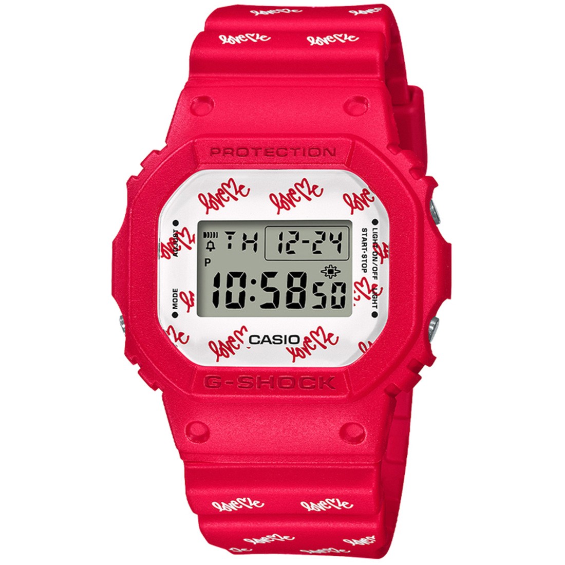 G-Shock Watches x Curtis Kulig DW5600LH-4 Watch (red)