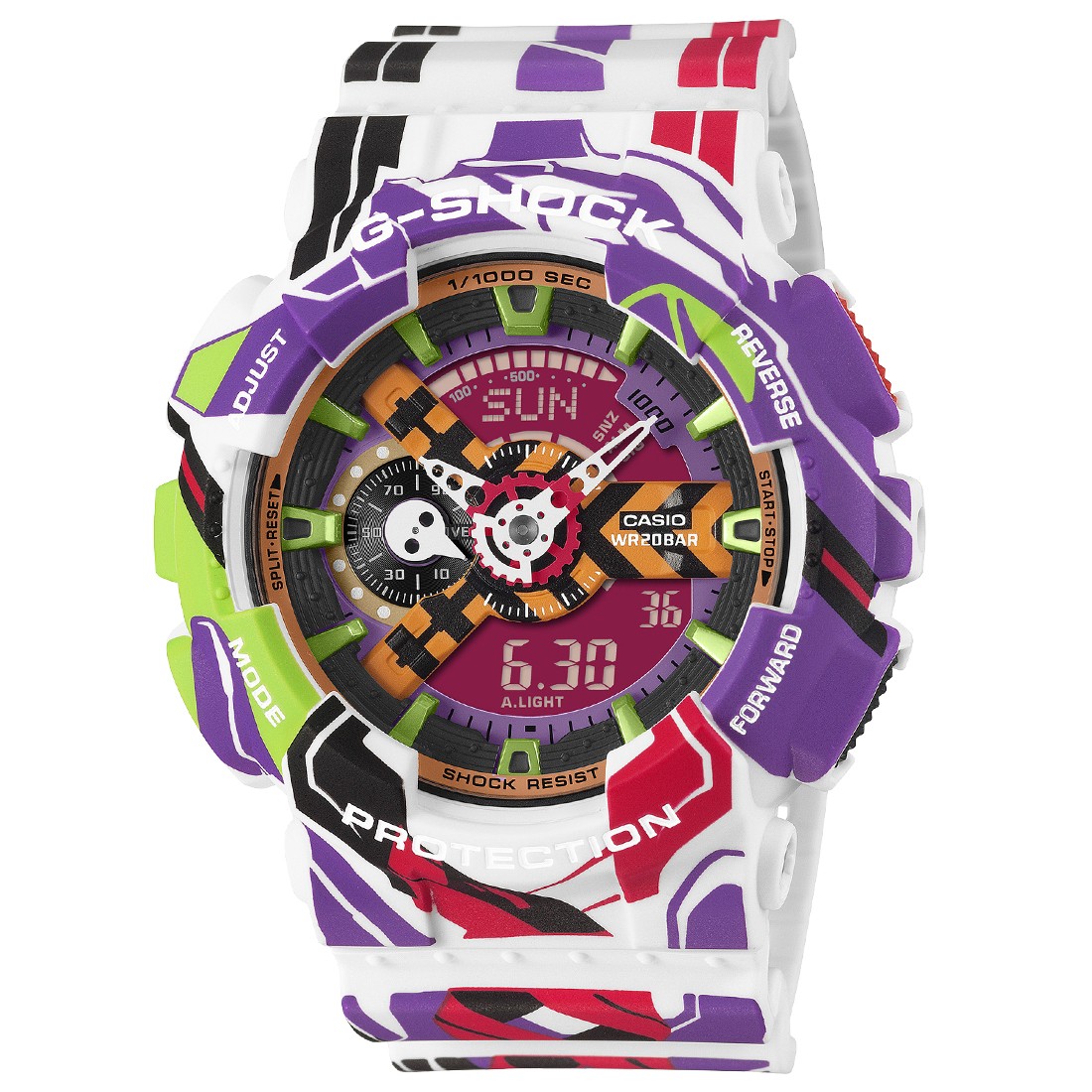 G-Shock Watches Evangelion GA110EVA30-7A Watch (purple / multi)