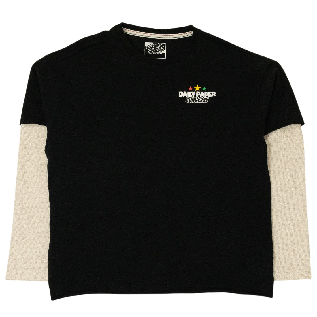 Converse x Daily Paper Unisex Thermal Tee (black / egret heather)
