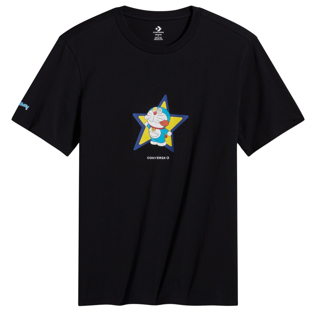 Converse x Doraemon Unisex Graphic Tee (black)