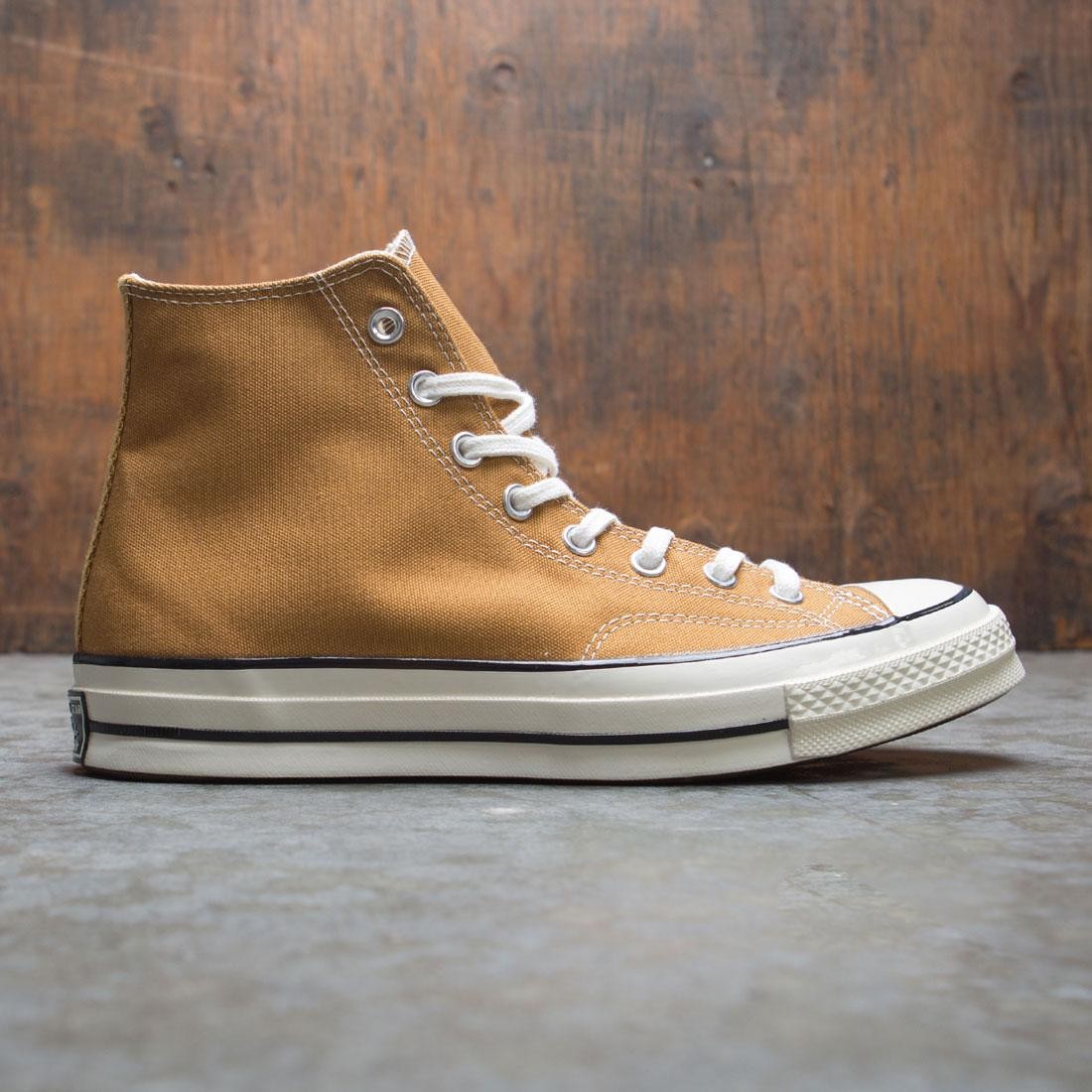 wheat converse high tops