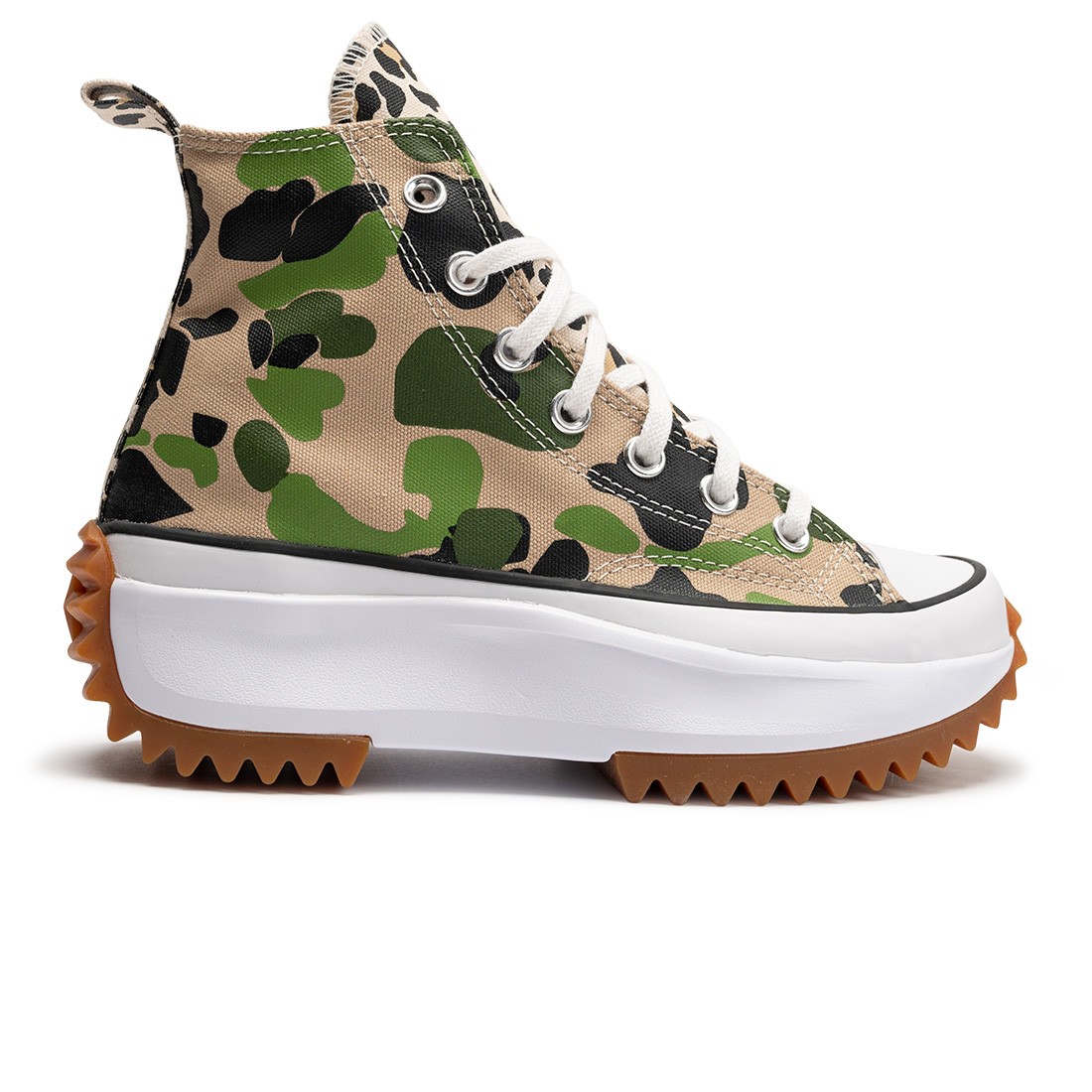 Buy CONVERSE Camouflage Run Star Hike High-top Sneakers - Green At 40% Off  | Editorialist