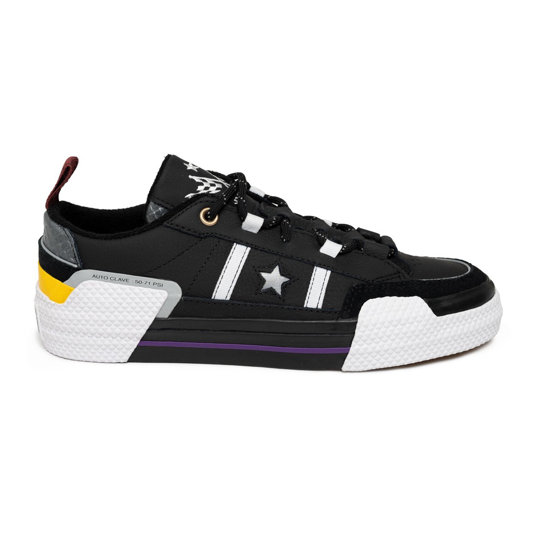 Converse x Ibn Jasper Men One Star Ox black white spectra yellow