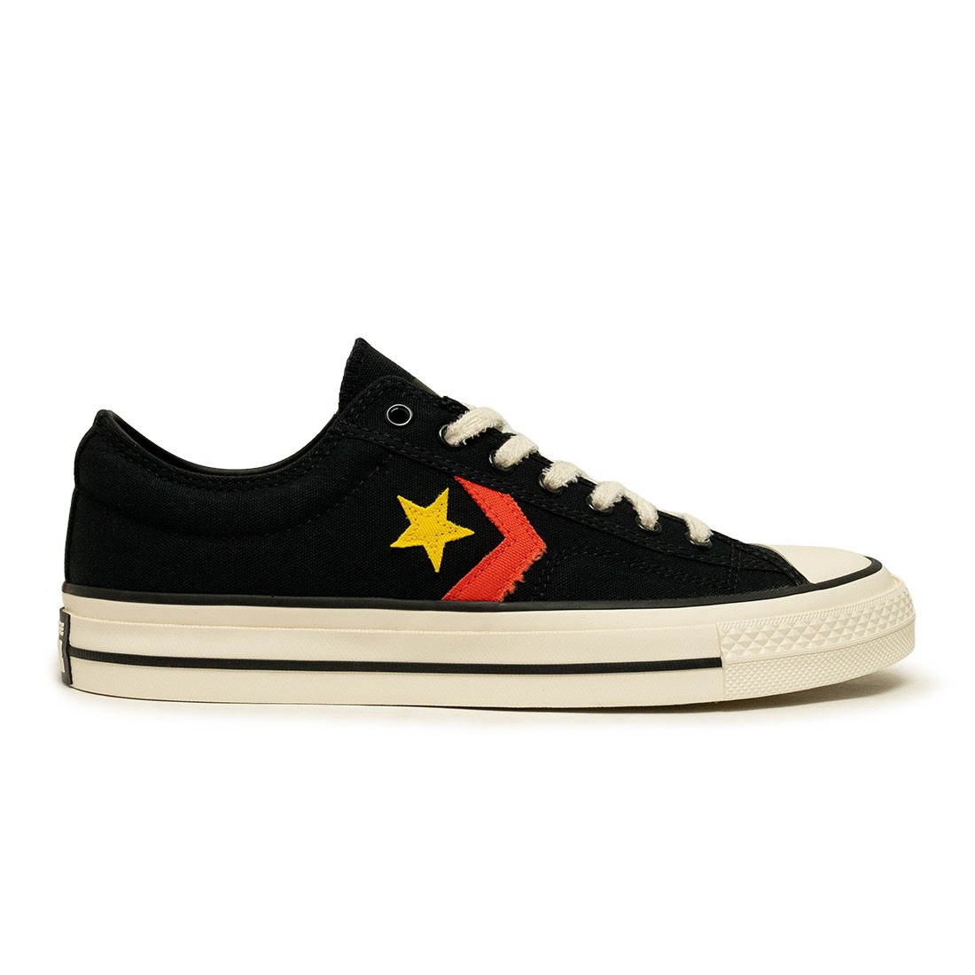 Converse Unisex Star Player 76 Ox  (black / fern green / cyber yellow)