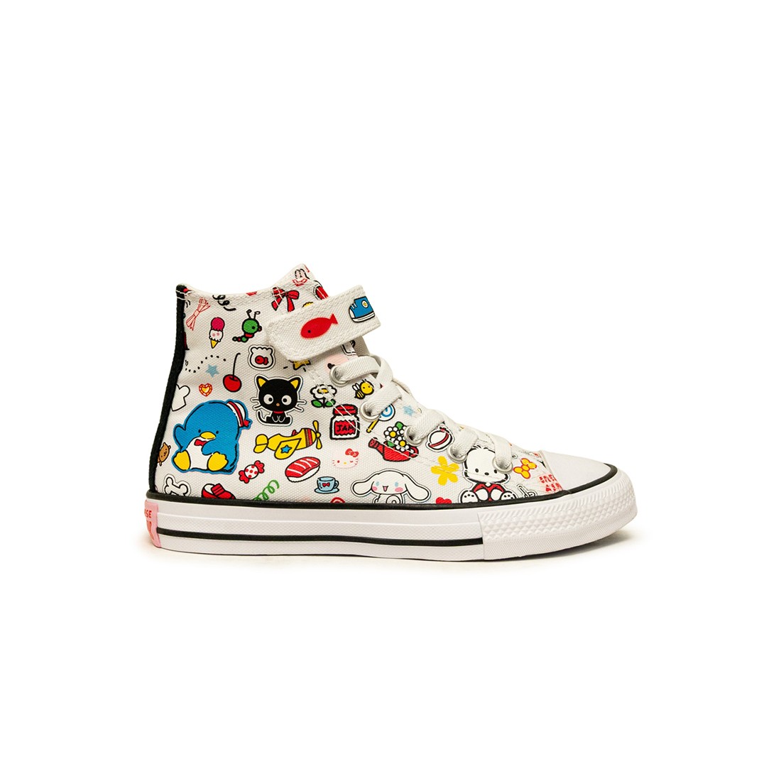 Converse x Hello Kitty And Friends Little Kids Chuck Taylor All Star Easy-On Stickers (white / black)