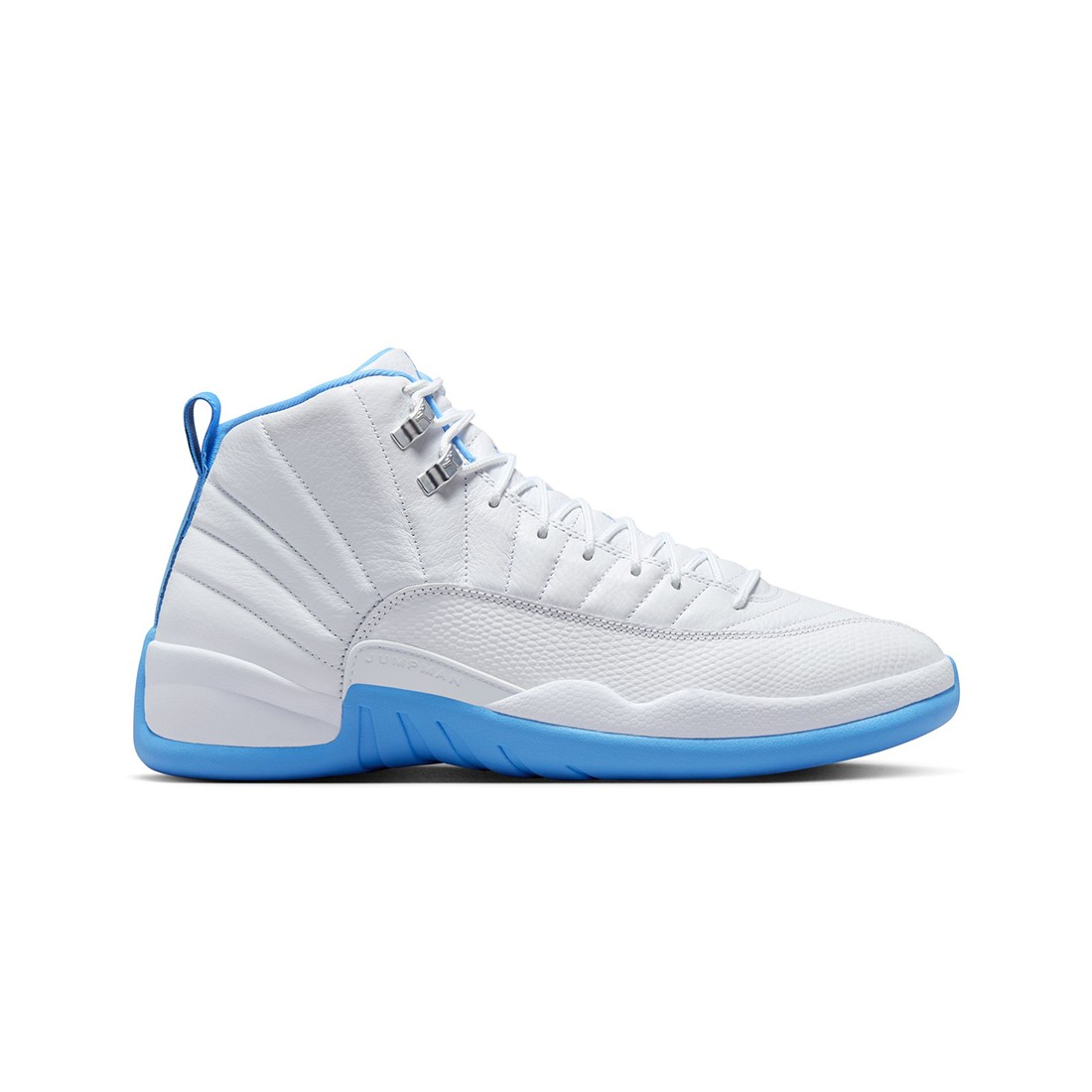Air Jordan 12 Retro Men (white / university blue-metallic silver)
