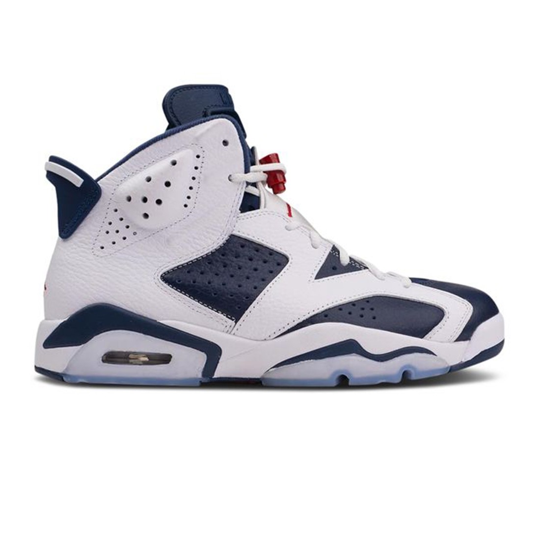 Air Jordan 6 Retro Men (white / varsity red-midnight navy)